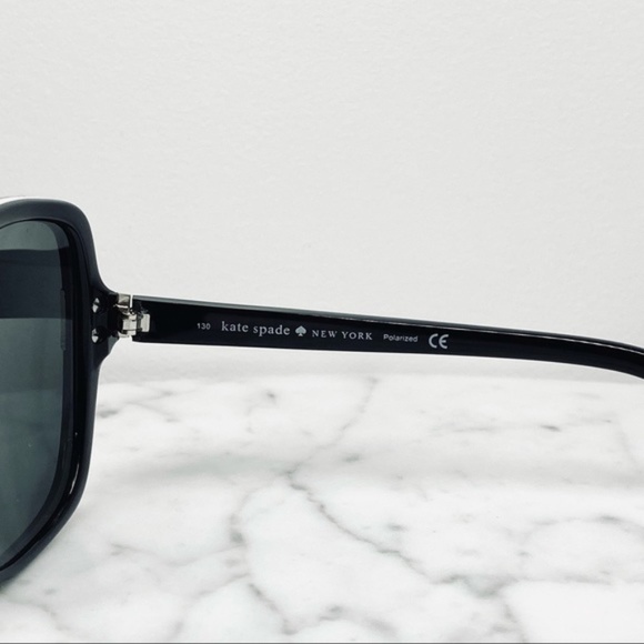 NWOT! ♠️ Kate Spade Sunglasses in Black & Ivory main image 9